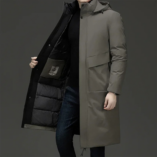 Jim | Men's Hooded Long Coat