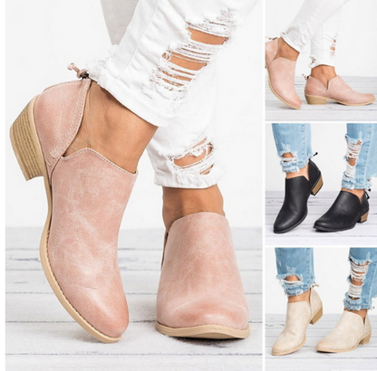 Reba | Vintage Style Ankle Boots with Modern Comfort