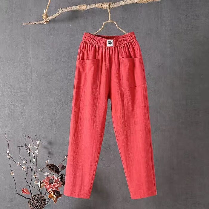 Esme | Women's Relaxed Cotton Linen Pants