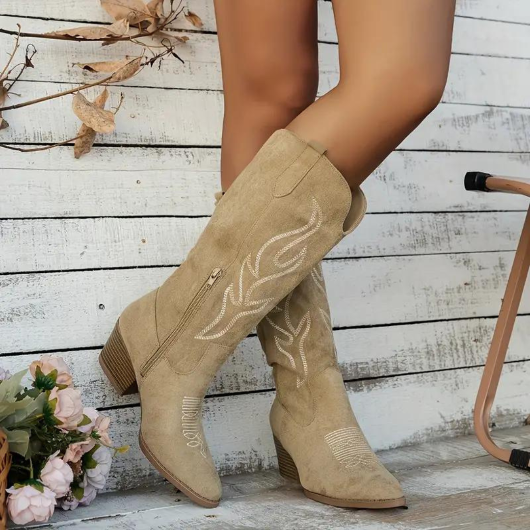 Savannah | Western Knee-High Boots