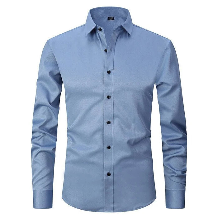 Dave | Stylish Wrinkles Button Shirt for Men