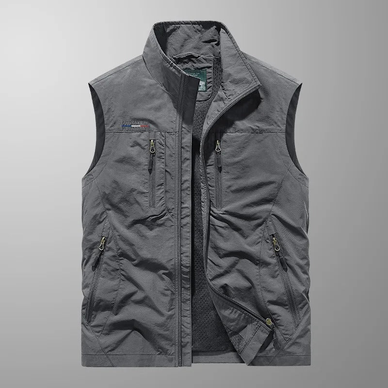 Rory | Multi-Pocket Zip-Up Vest