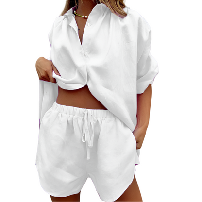 Sorelli | Stylish Two-Piece Cotton Lounge Set