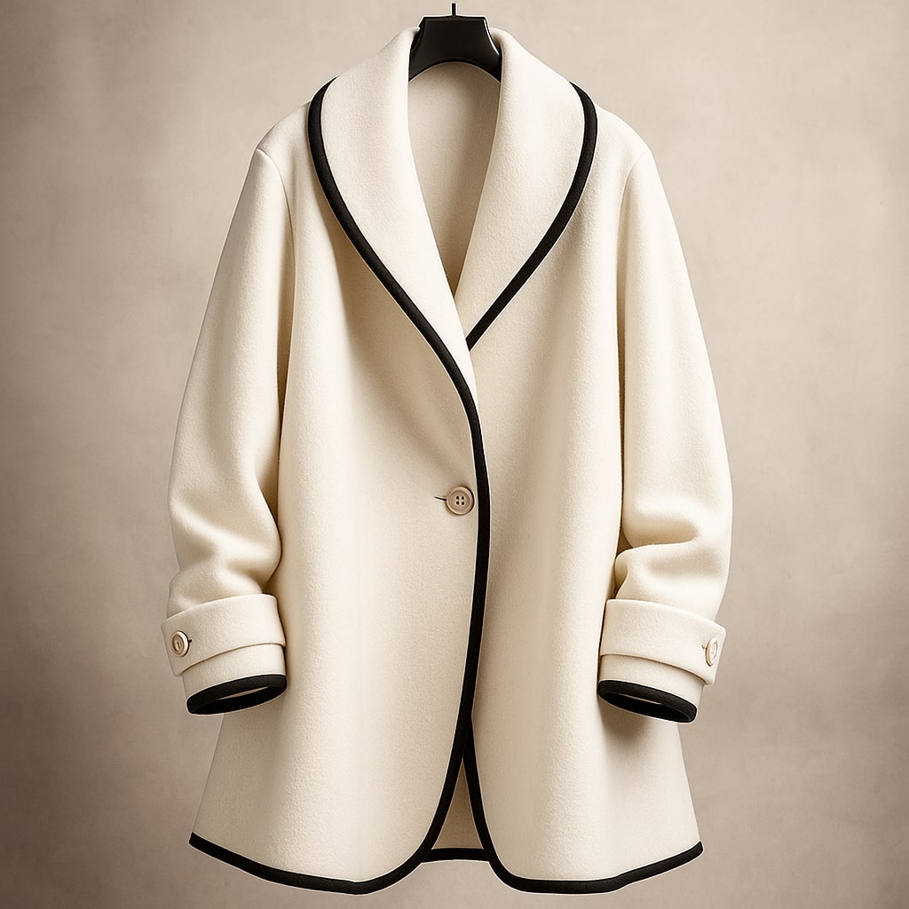 Serena | Women's Single-Breasted Trim Coat