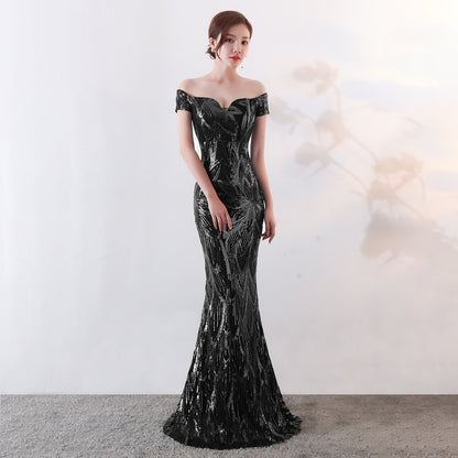 Sequined Formal Dress For Women