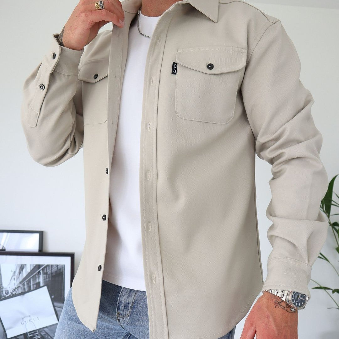Remi | Men's Relaxed Fit Overshirt, Casual Layering