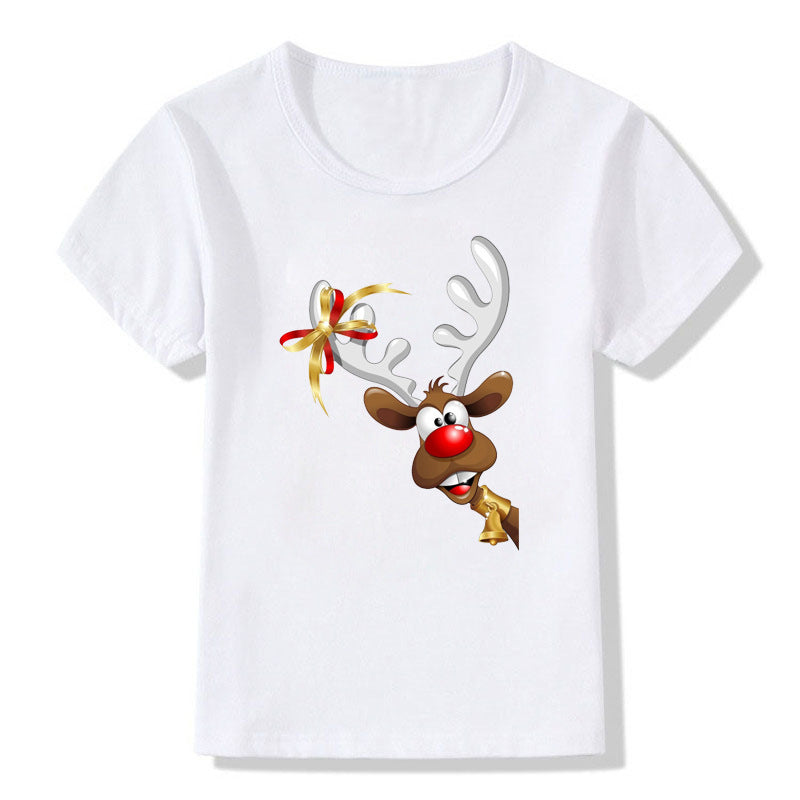 Bethany | Christmas T Shirt White Round Neck