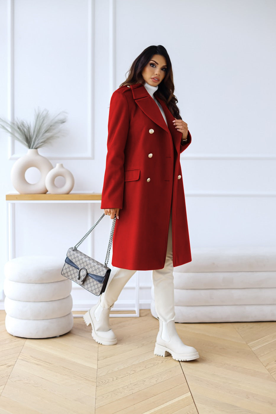 Mckenzie | Women's Double Breasted Overcoat