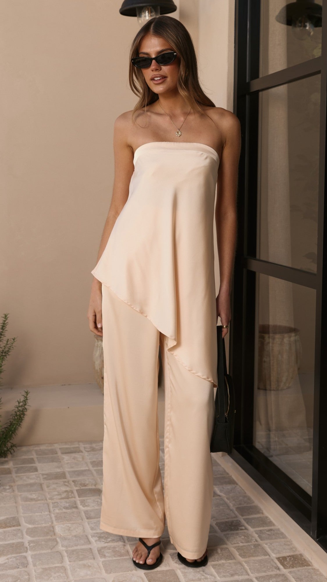 Tova | Women's Elasticated Wide Leg Pants