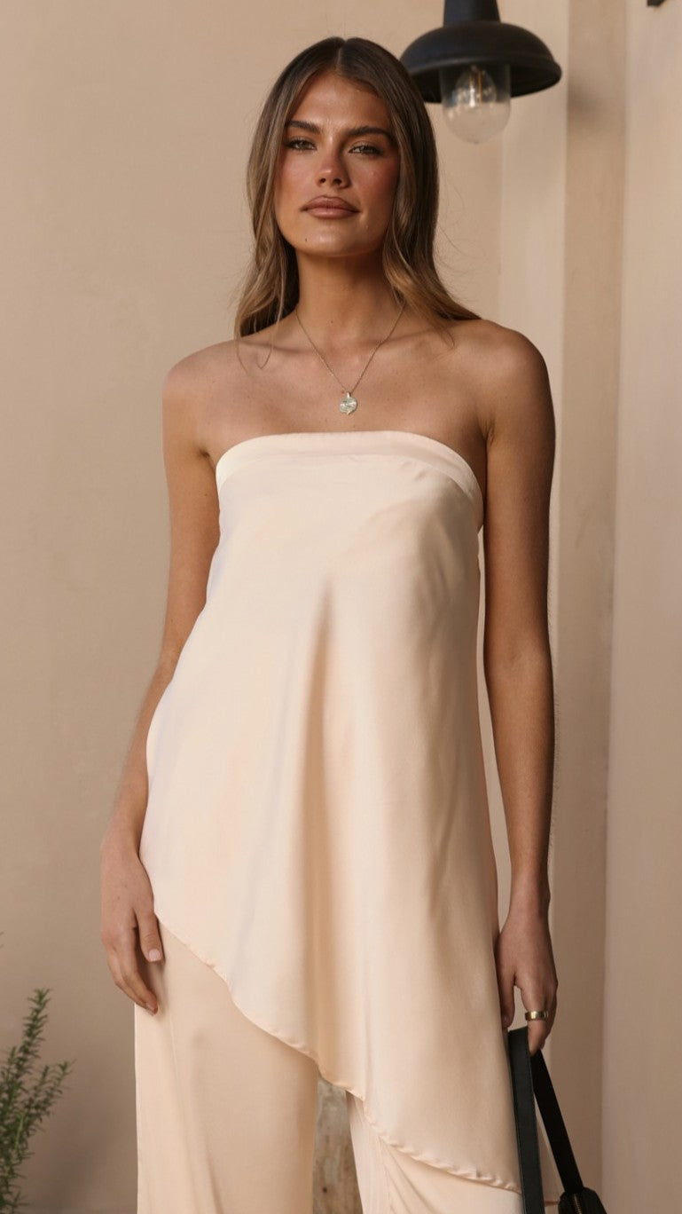 Tova | Women's Longline Strapless Top