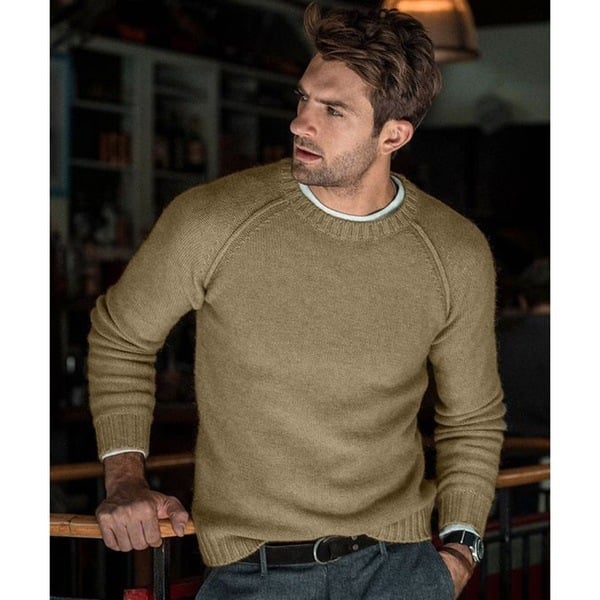 Troy | Men's Crew Neck Knit Sweater