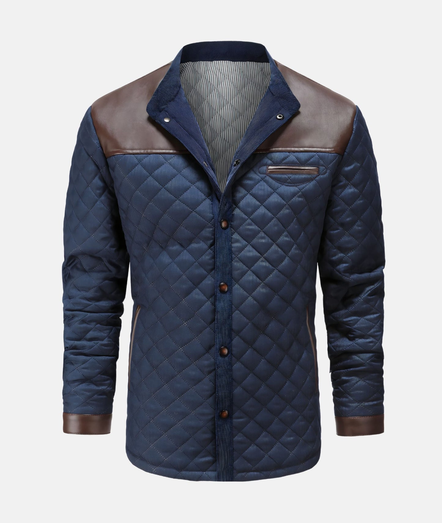 Jacob | Men's Button-Down Quilted Jacket