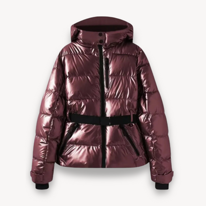 Riley | Women's Hooded Belted Puffer Jacket