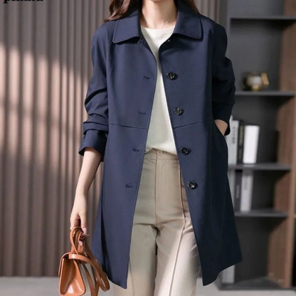Casey | Women's Long Classic Coat