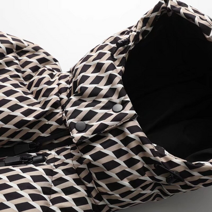 Riley | Women's Hooded Belted Puffer Jacket