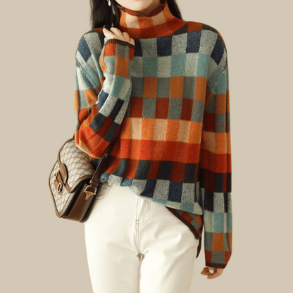 Kathy | Women's Oversized Turtleneck Sweater