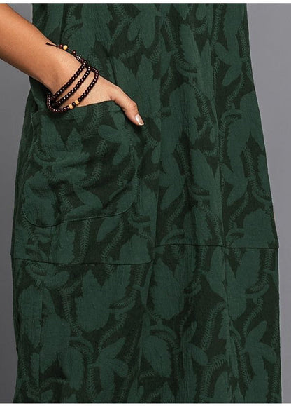 Cosy Long Sleeve Midi Dress With Pockets