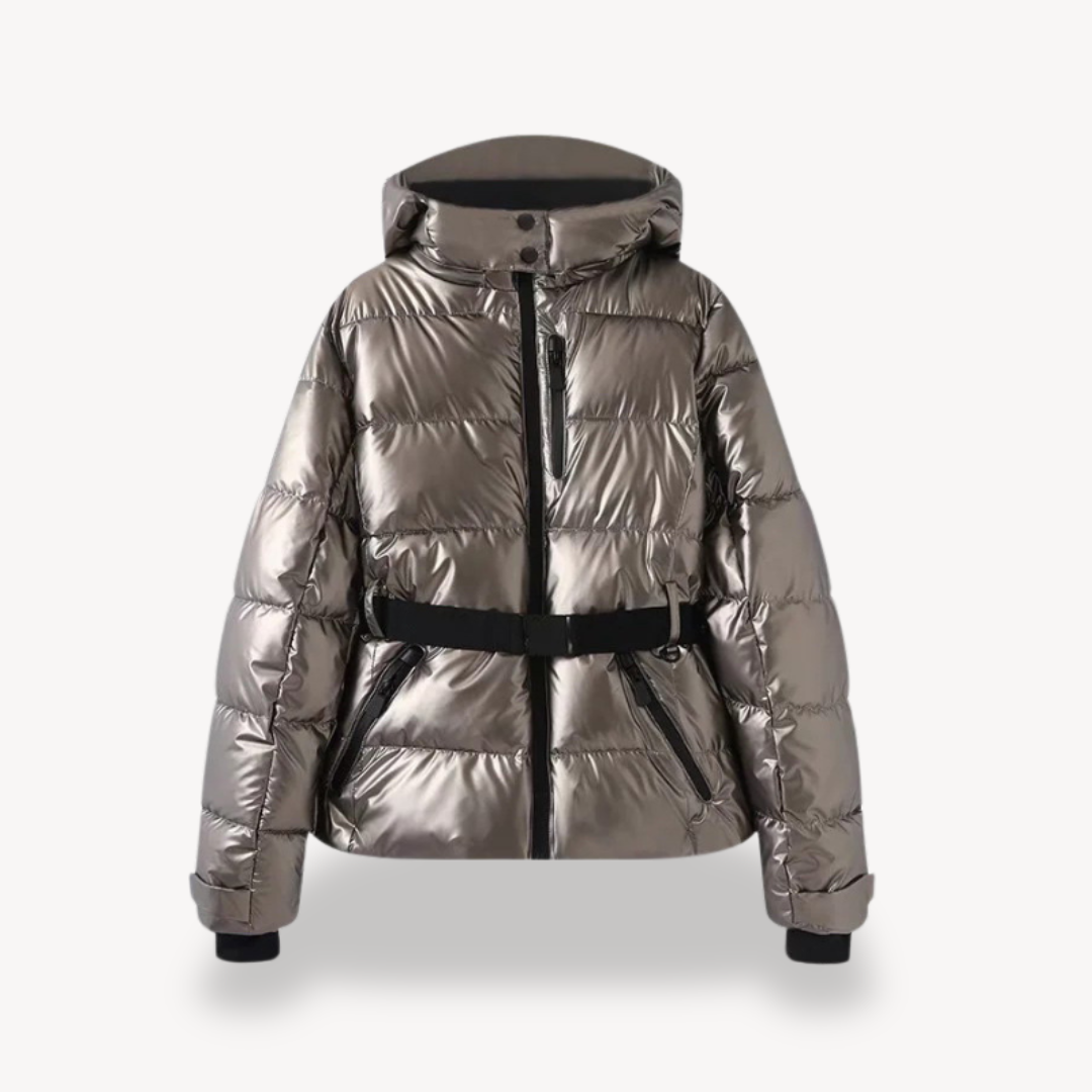 Riley | Women's Hooded Belted Puffer Jacket