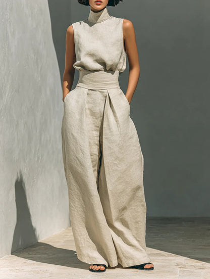 Valentina Creswell | Women's Wide Leg Two Piece Set