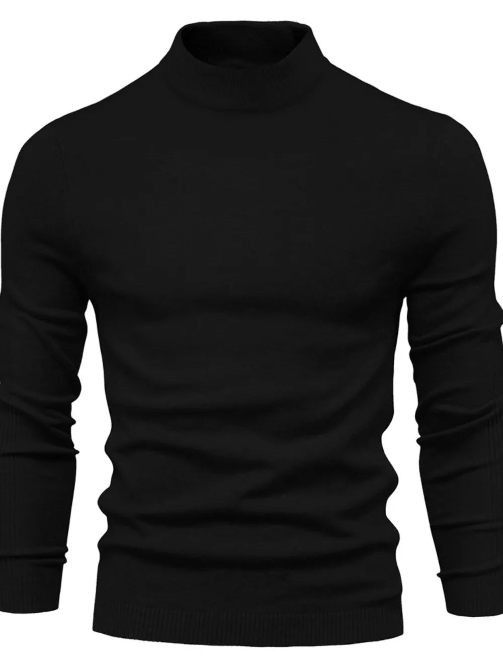 Gawain | Soft Knit Mock Neck Sweater Regular Fit