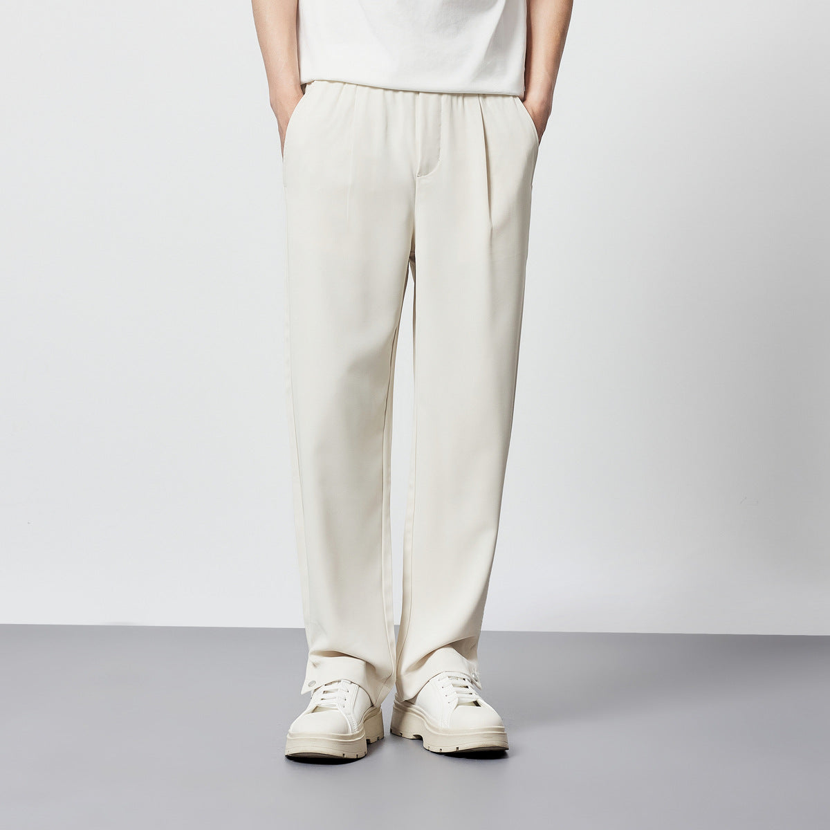 Samuel | Men's Pleated Wide Leg Pants