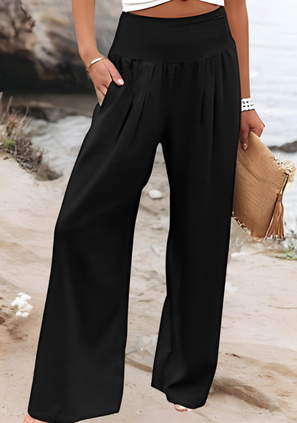 Susan | Women's Wide Leg Flowing Beach Pants
