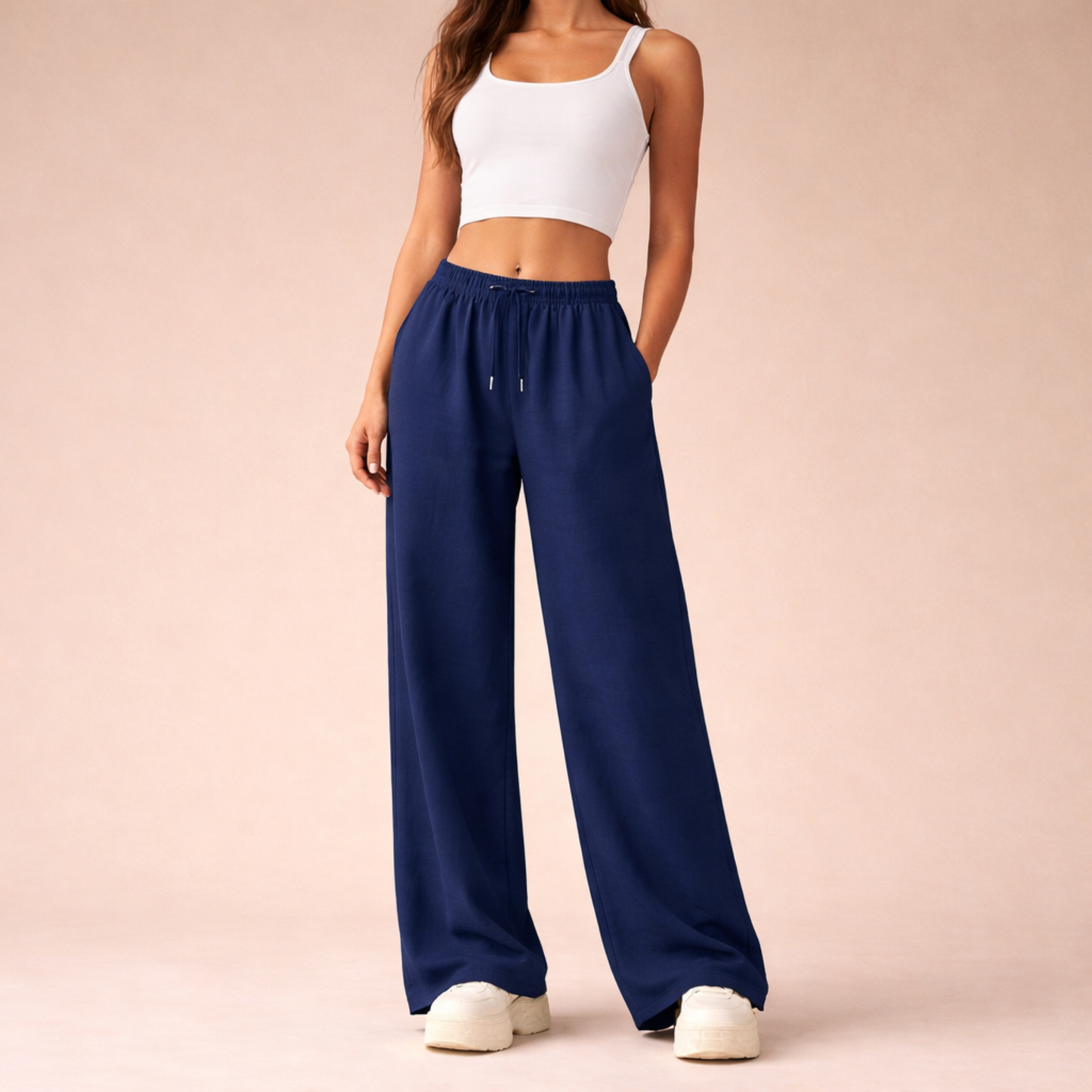Lara | Wide-Leg Casual Jogger Pants for Women