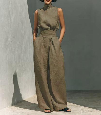 Valentina Creswell | Women's Wide Leg Two Piece Set