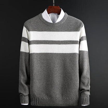Armando | Men's Striped Crew Neck Sweater