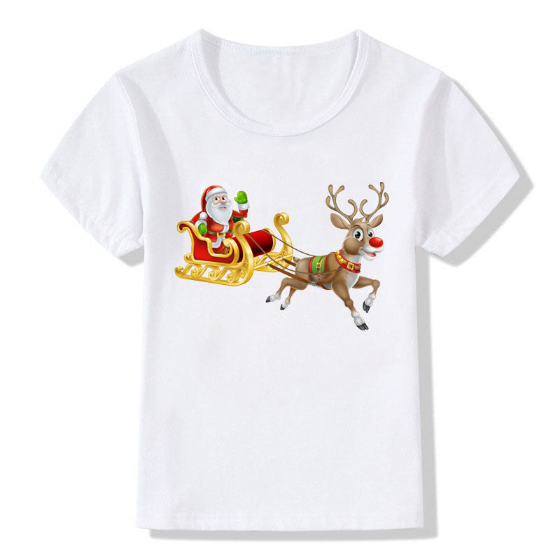 Bethany | Christmas T Shirt White Round Neck