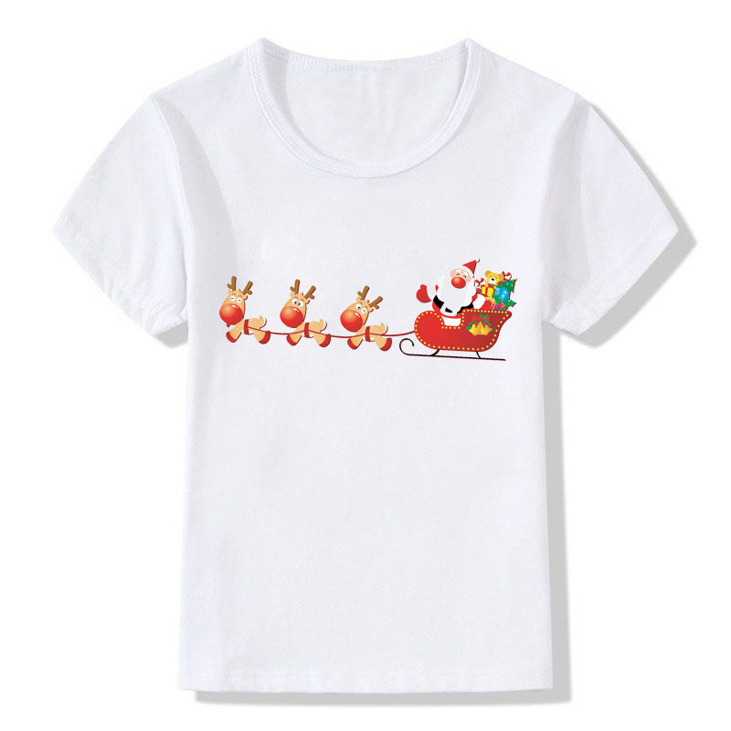 Bethany | Christmas T Shirt White Round Neck
