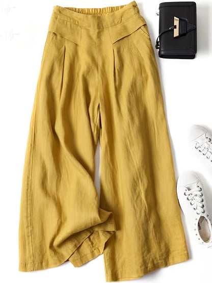 Bella | Wide Leg Capri Pants