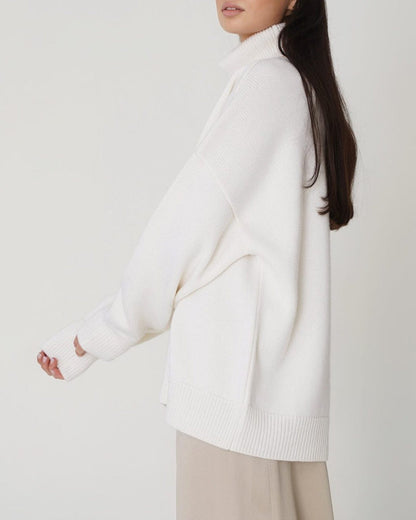 Marcia | Women's Oversized Roll Neck Jumper
