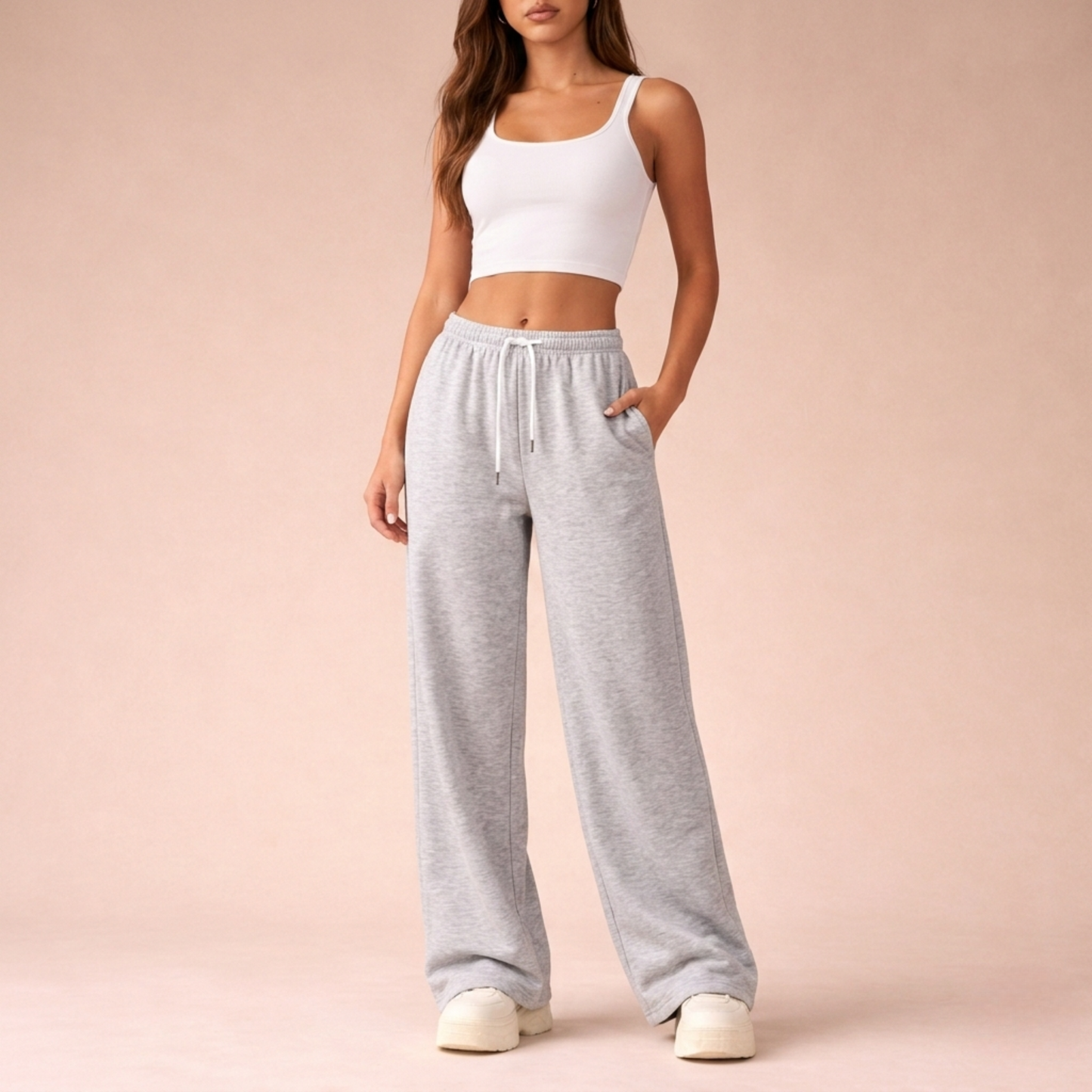 Lara | Wide-Leg Casual Jogger Pants for Women