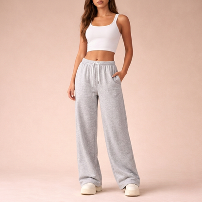 Lara | Wide-Leg Casual Jogger Pants for Women