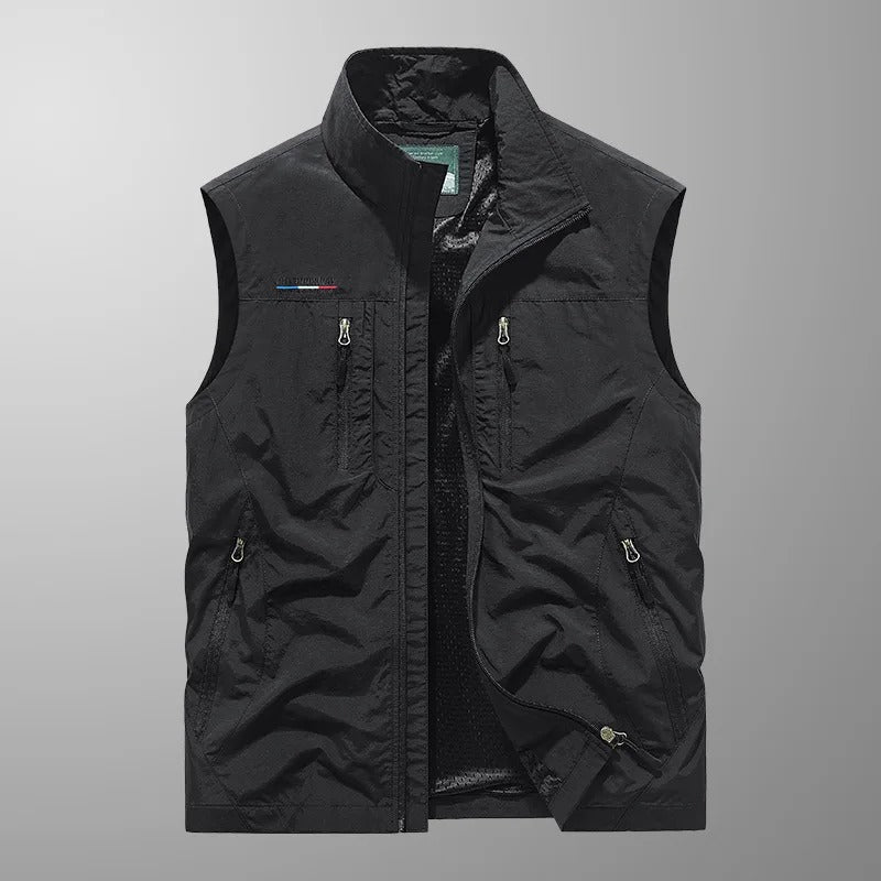 Rory | Multi-Pocket Zip-Up Vest