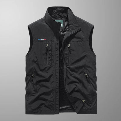 Rory | Multi-Pocket Zip-Up Vest