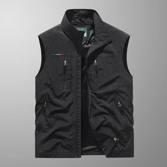 Rory | Multi-Pocket Zip-Up Vest