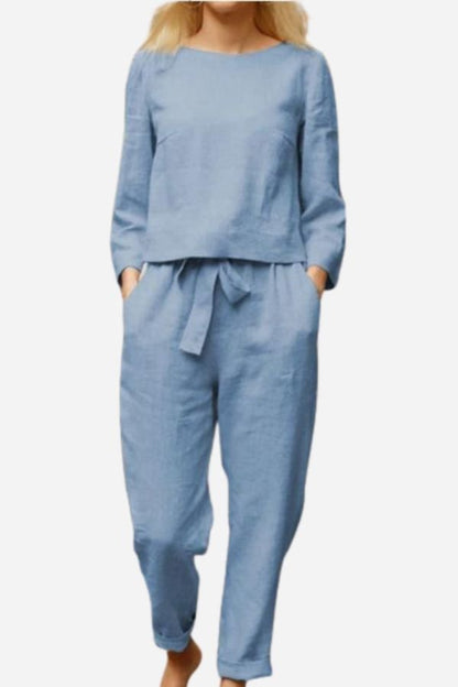 Brooke | Linen Two-Piece Lounge Set Women