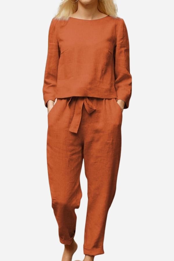 Brooke | Linen Two-Piece Lounge Set Women