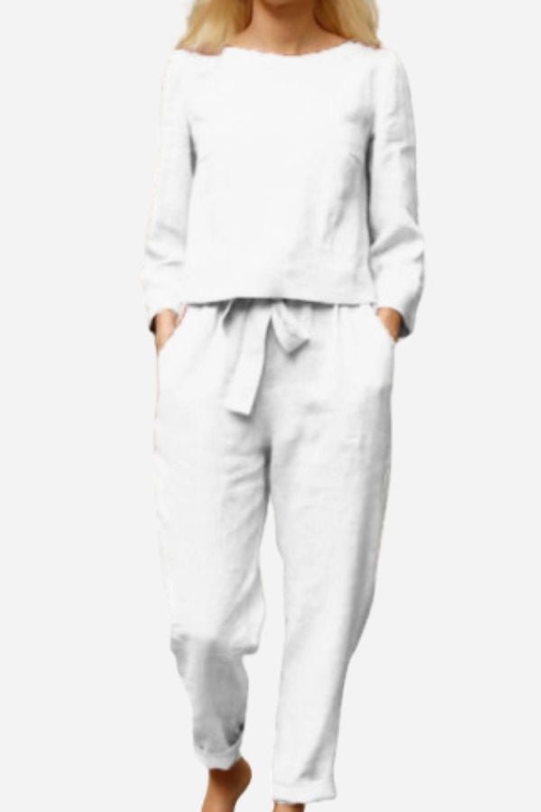 Brooke | Linen Two-Piece Lounge Set Women
