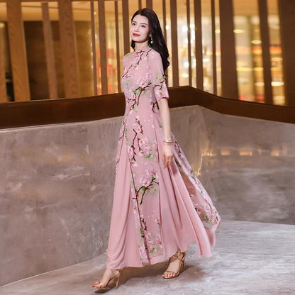 Floral Print Maxi Dress For Women