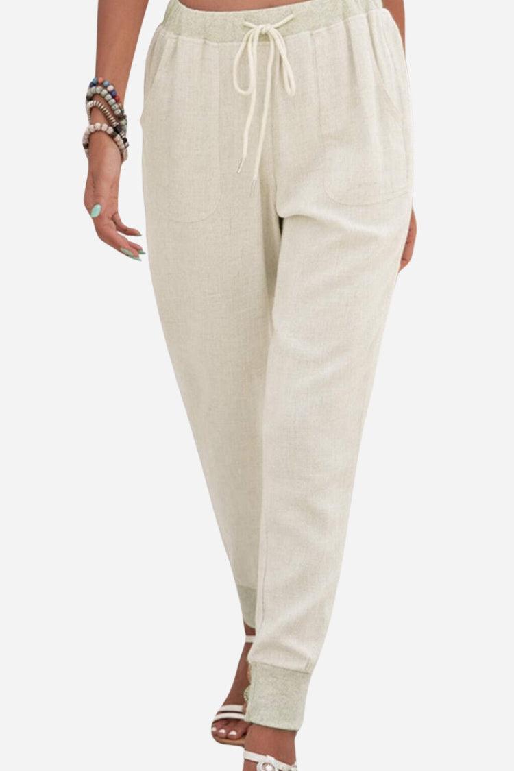 Bali | Women's Elastic Ankle Drawstring Casual Pants