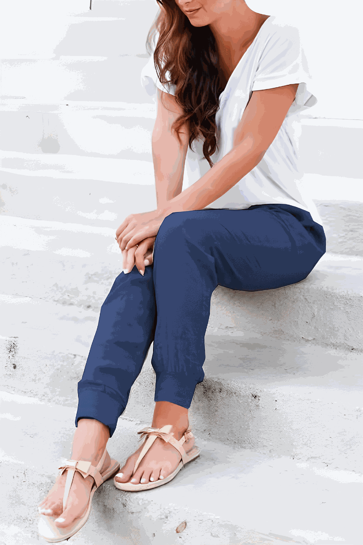 Bali | Women's Elastic Ankle Drawstring Casual Pants