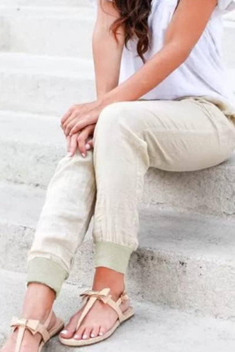Bali | Women's Elastic Ankle Drawstring Casual Pants