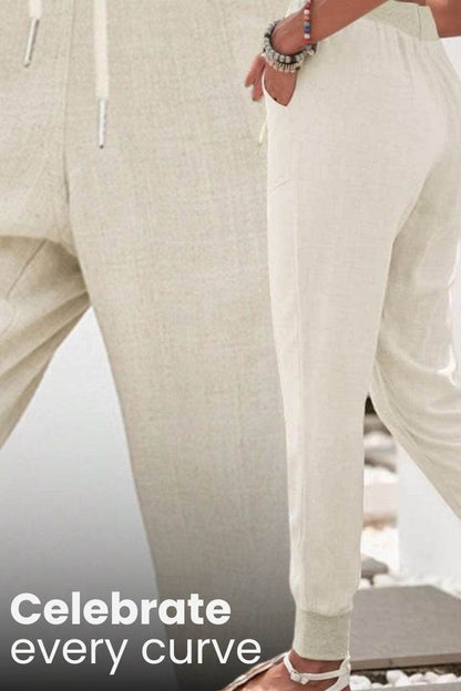 Bali | Women's Elastic Ankle Drawstring Casual Pants