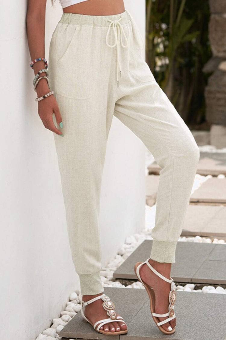Bali | Women's Elastic Ankle Drawstring Casual Pants