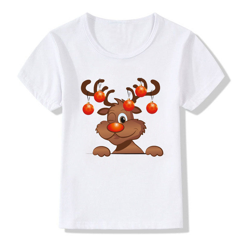 Bethany | Christmas T Shirt White Round Neck