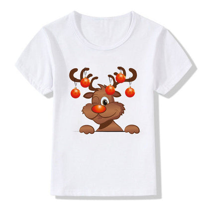Bethany | Christmas T Shirt White Round Neck