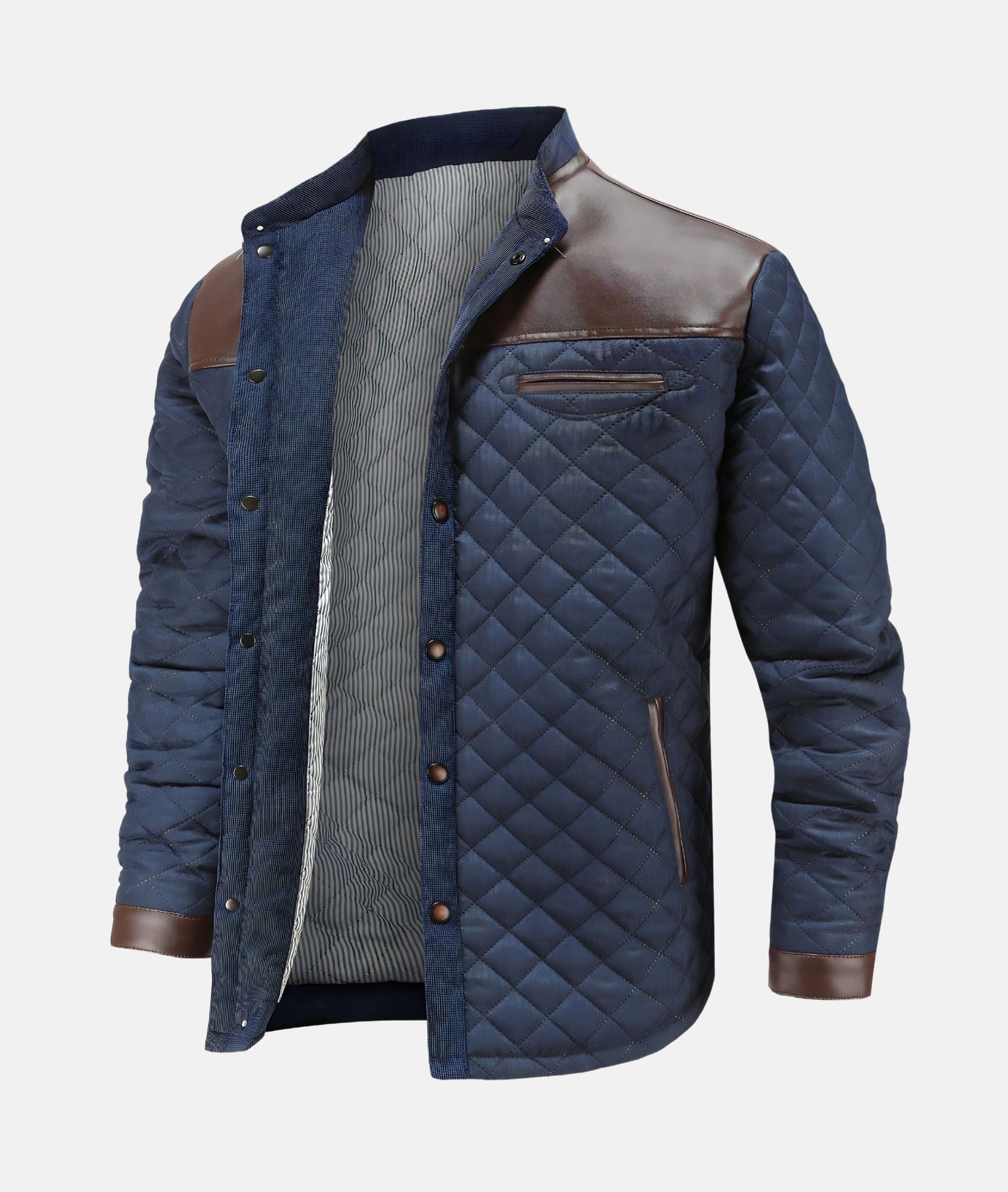Jacob | Men's Button-Down Quilted Jacket